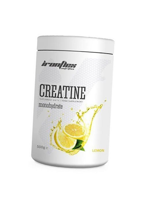 Креатин Моногидрат, Creatine Monohydrate, 500г Лимон (31291001) Iron Flex (296686946)