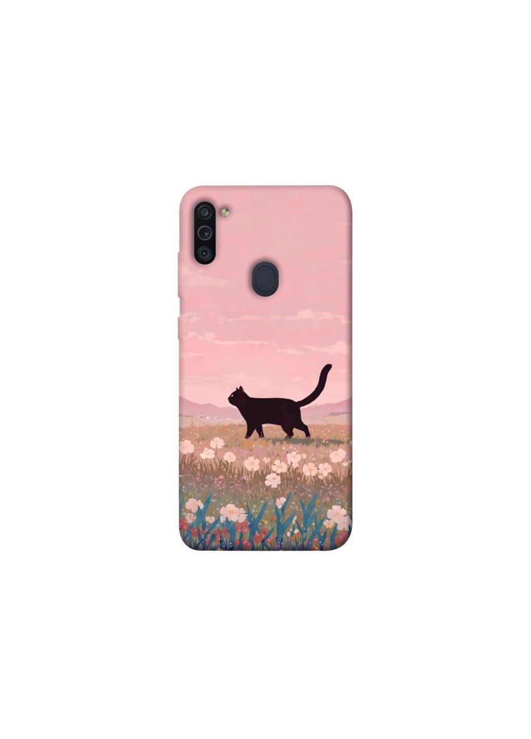 Чохол на Samsung Galaxy M11 cat on a field Frontalka (365837168)