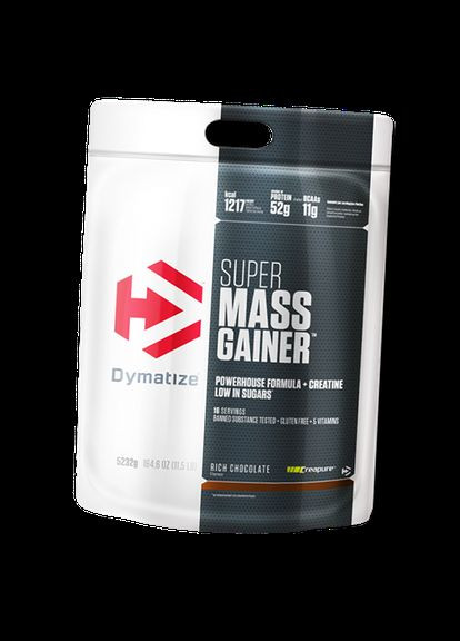 Гейнер, Super Mass Gainer, 5400г Шоколад (30125003) Dymatize Nutrition (304530778)