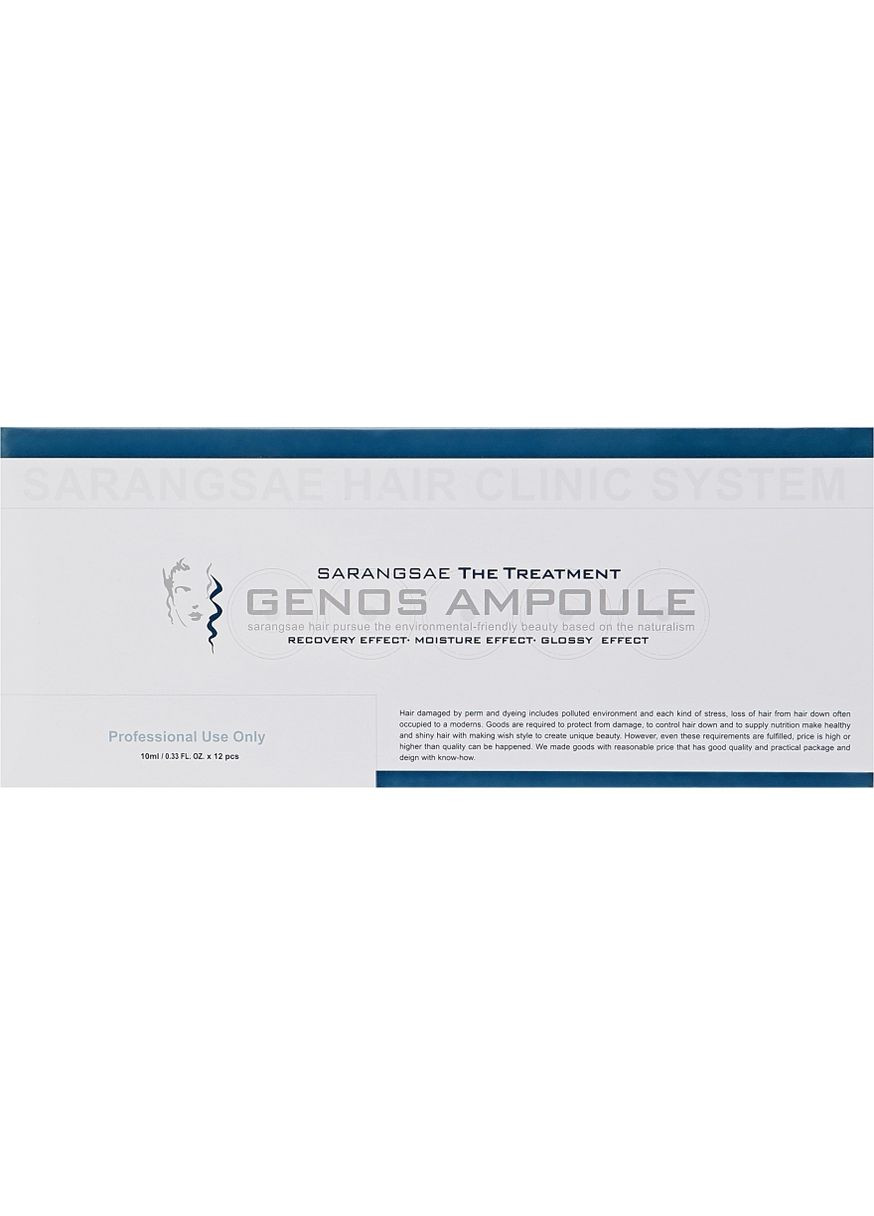 Ампули для відновлення волосся Genos Ampoule Treatment 12x10ml (552557-114013) Sarangsae (368620690)