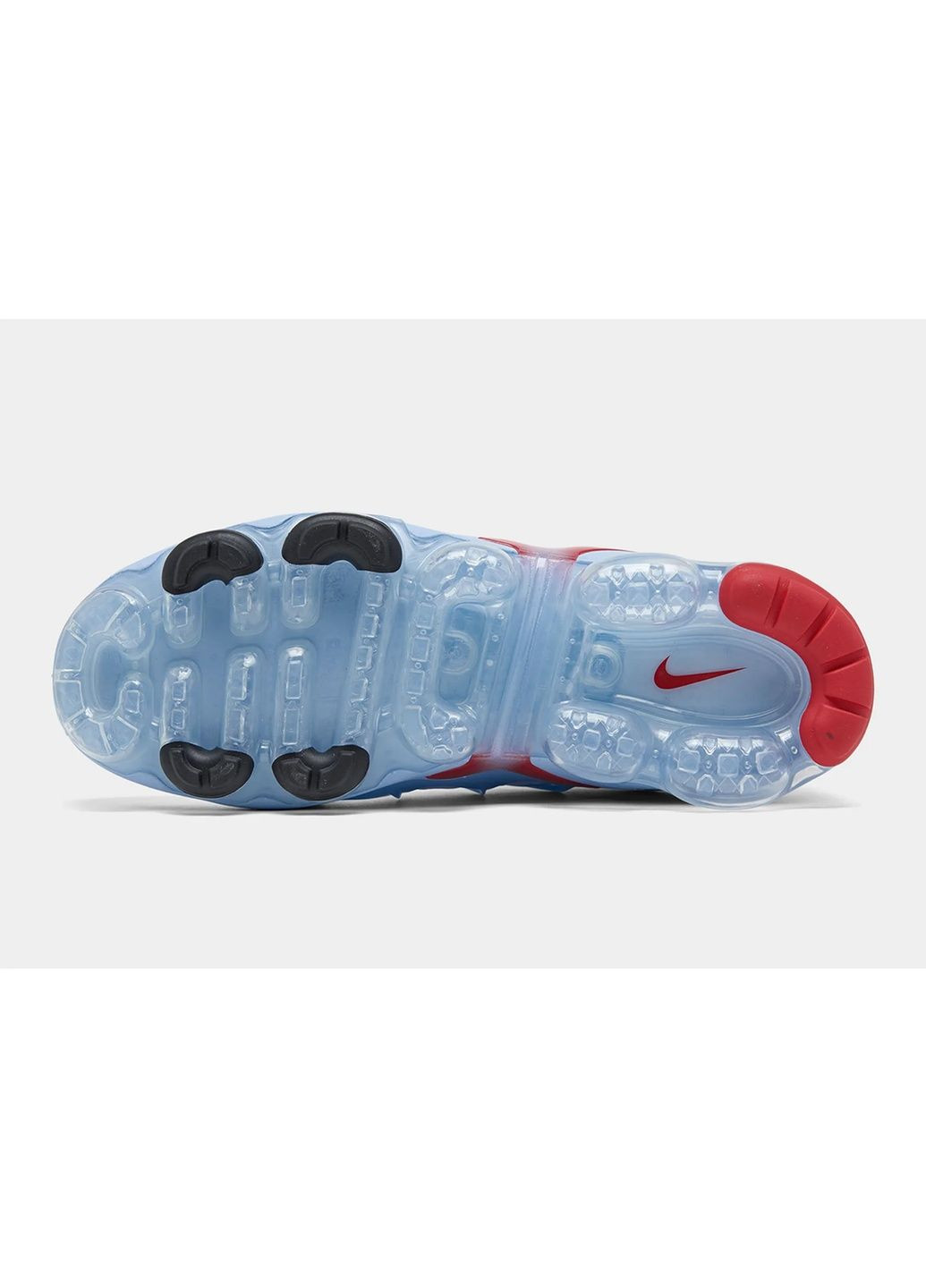Белые мужские кроссовки air vapormax plus white/light blue Nike