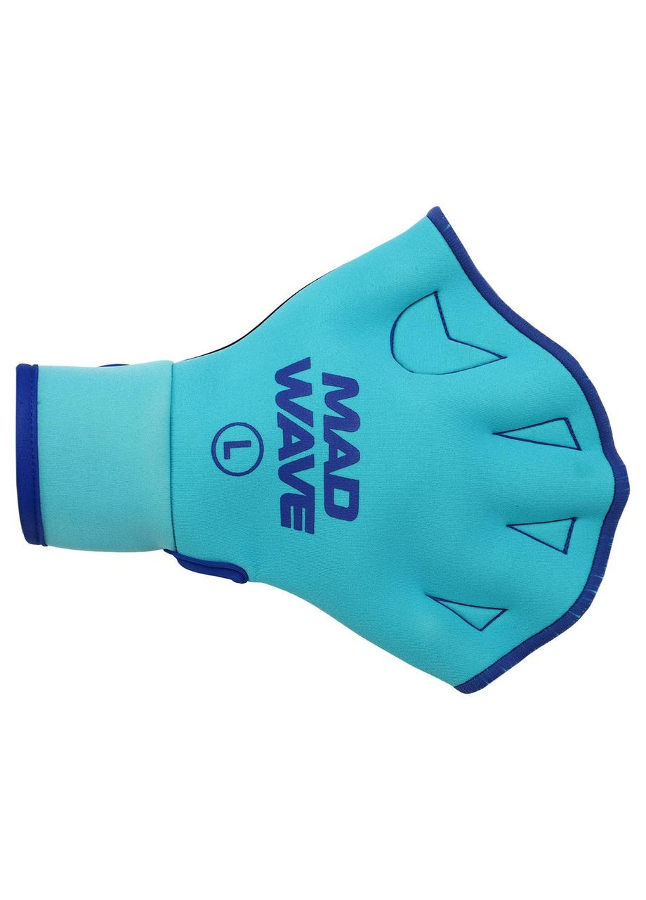 Акваперчатки для аквафитнеса Aquafitness gloves MadWave M082906 (неопрен, размер, ) Mad Wave (361433972)