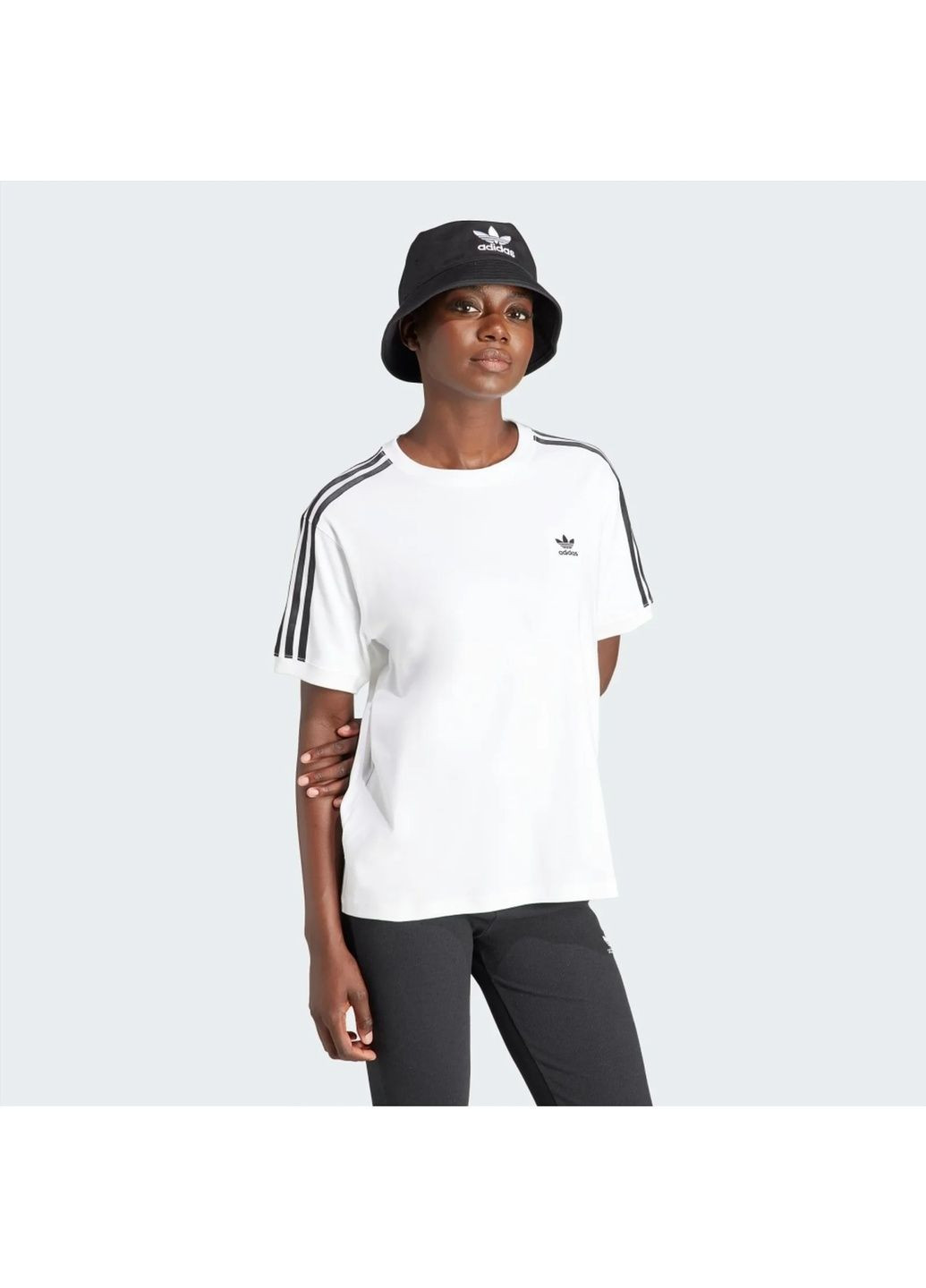 Футболка жіноча 3-Stripes T-Shirt White IR8051 adidas - (365961918)