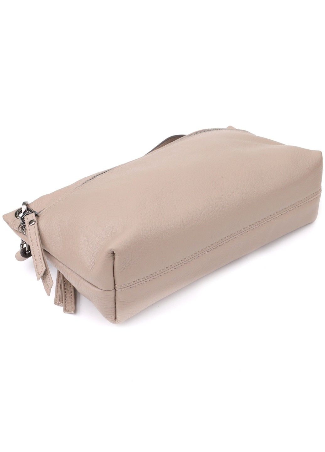 Стильная женская сумка на плечо из натуральной кожи 23005 Серый Vintage (356452090)