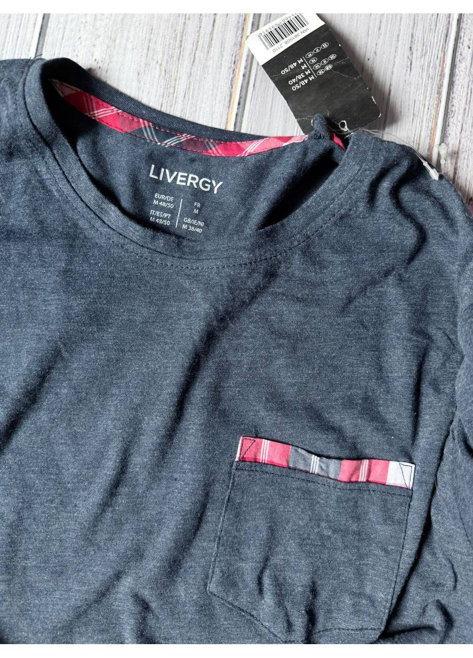 Піжама комплект лонгслів і штани у клітинку Livergy для чоловіків euro M 48/50 No Brand (370202692)