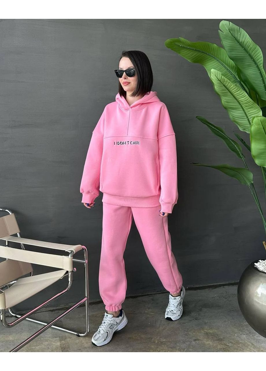 Костюм 1146 трьохнитка на флісі,якісний накат,штани та кофта з капюшоном Україна (369713778)