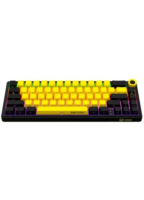 Клавіатура KBP70MW Pro RGB Wireless/Bluetooth/USB UA Black/yellow (LRG-KBP70MW-YL-US) LORGAR KBP70MW Pro RGB Wireless/Bluetooth/USB UA Black/ye (356149630)