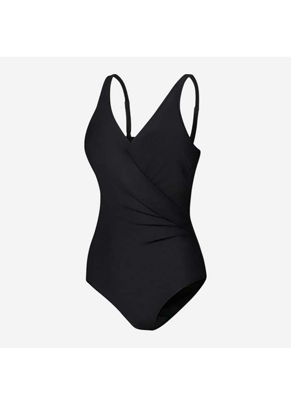 Чорний демісезонний купальник закритий для жінок andrea чорний Aqua Speed