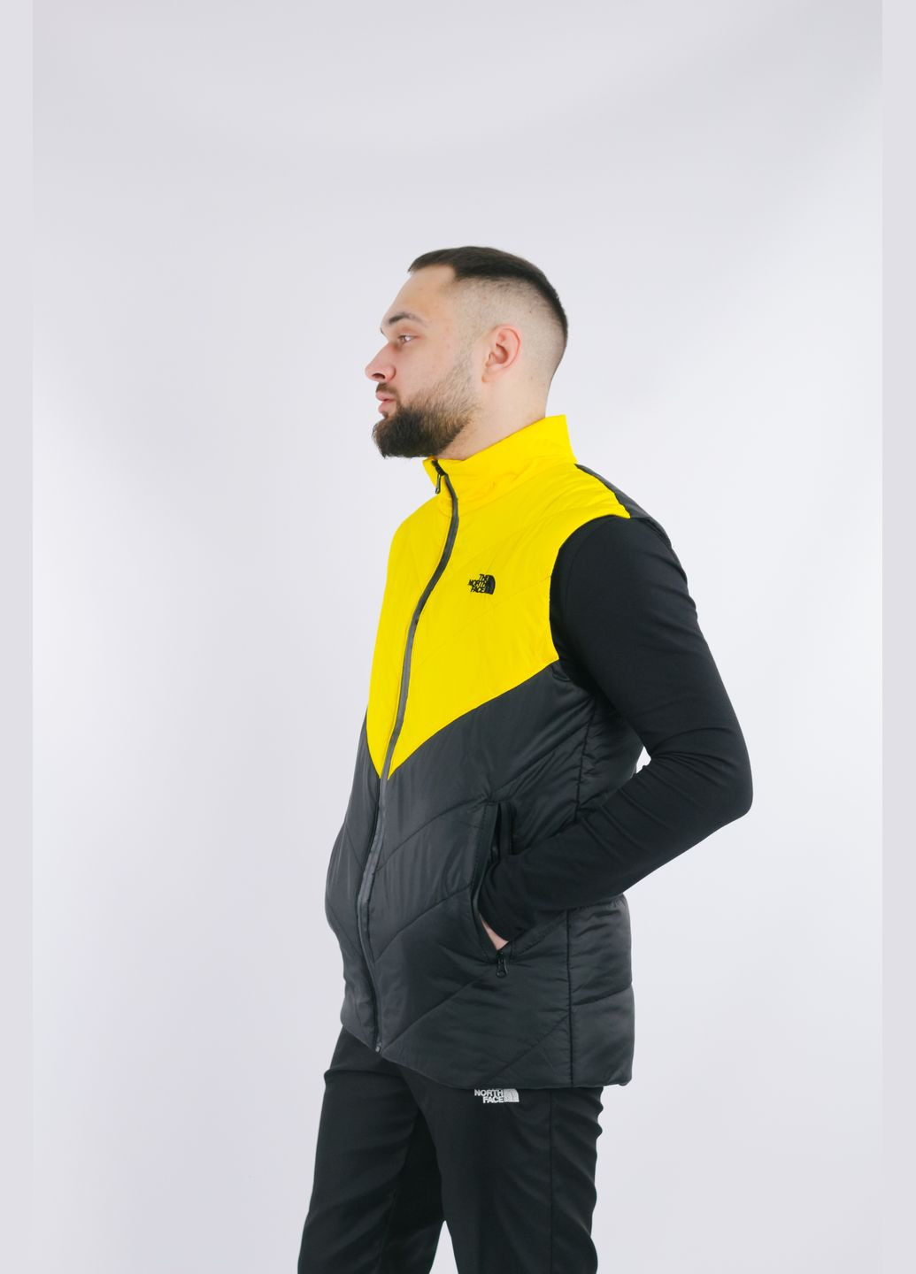 Жилетка мужская "Clip" желто-черная No Brand (359381257)