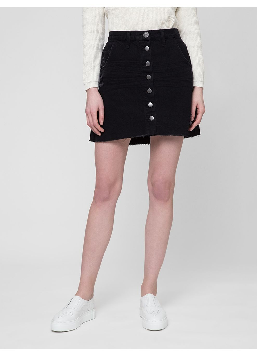 Черная юбка One Teaspoon