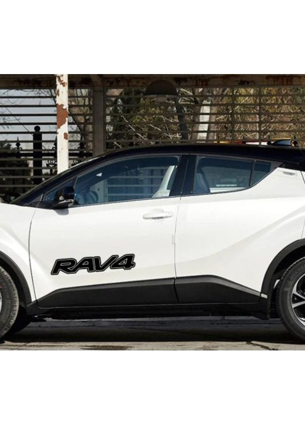 Наклейки на двері авто 3D TUNING STUDIO Тойота Рав4 600х110хх0.060мм=2штуки No Brand (362500154)