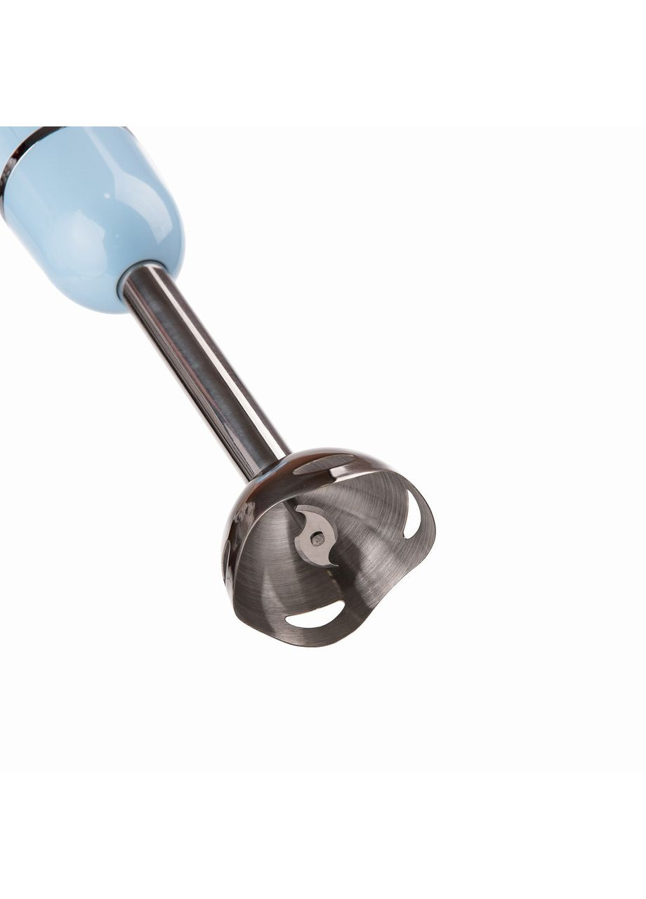 Ручний блендер занурювальний 300 Вт для смузі та супів нержавіюча сталь блакитний ProDobro (364191023)