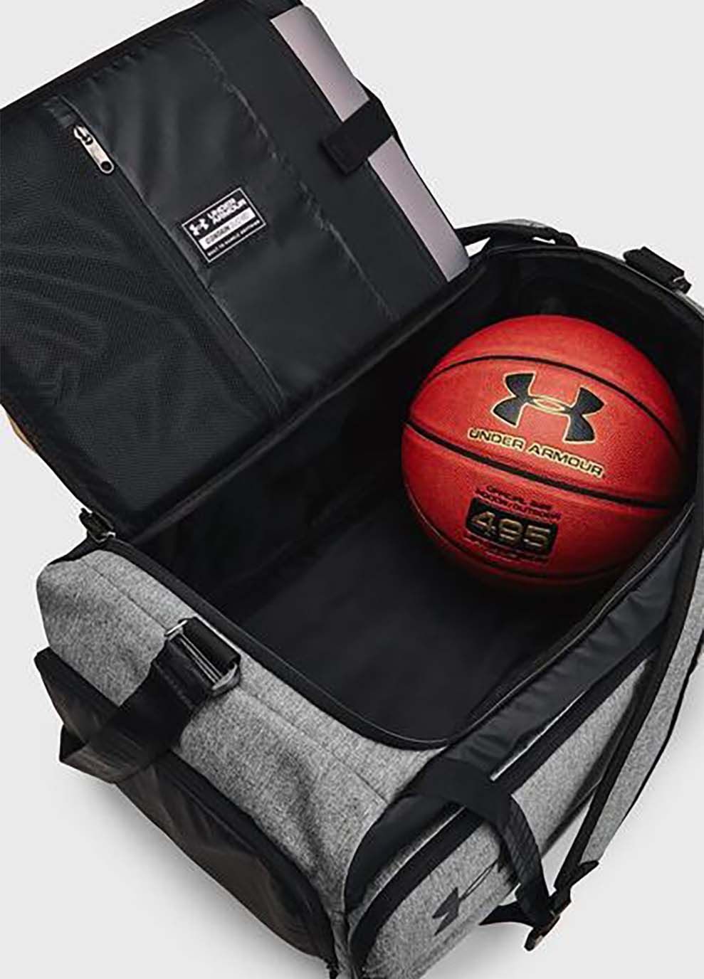 Сумка UA Contain Duo MD BP Duffle 50L сірий Уні 60x47x30 см Under Armour (302287639)
