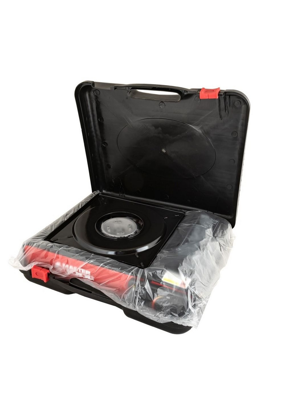 Плита портативная газовая, с пьезоподжигом, в пластиковом кейсе Master Tool (288187150)