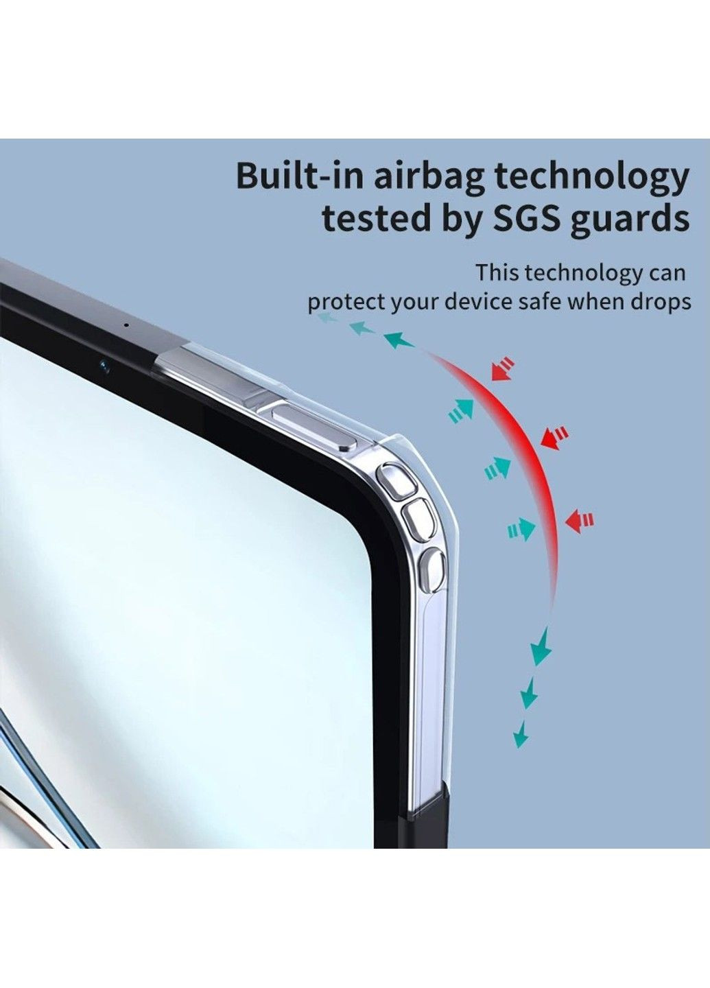 TPU+PC чехол c усиленными углами для Apple iPad Mini 6 (8.3") (2021) Xundd (294843676)