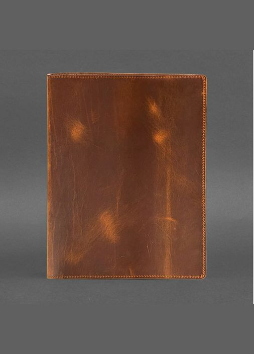 Кожаная папка для документов 5.0 Светло-коричневая Crazy Horse с эффектом Pull Up (A-028857) BlankNote (330144494)