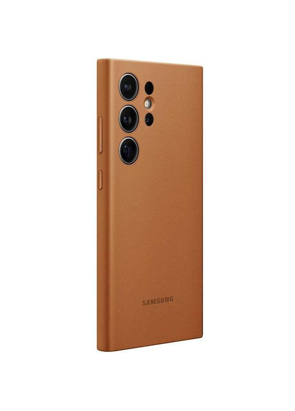 Чохол на Samsung Galaxy S24 Ultra / для самсунг галаксі С24 ультра штучна шкіра Brown Epik (364675557)