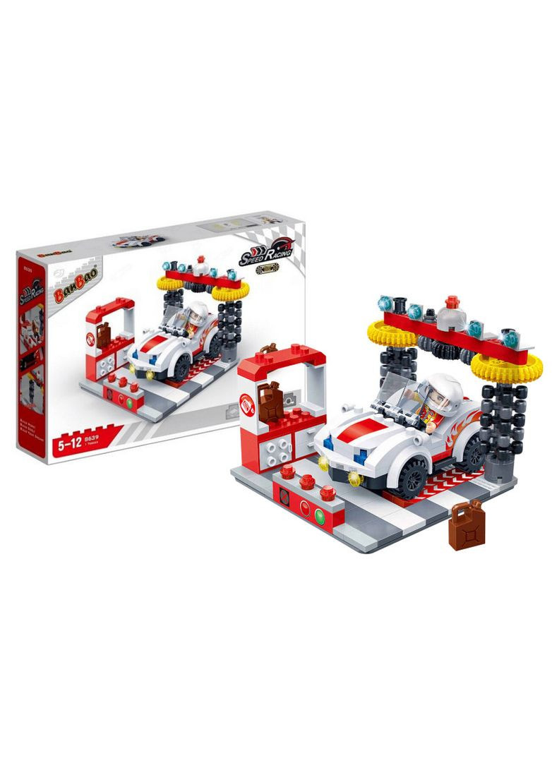 Конструктор "Скоростные гонки" (219 элм.) 8639 Автомойка / Banbao (362420629)