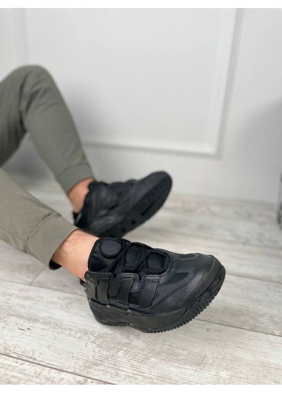 Чорні Осінні кросівки чоловічі adidas niteball black адідас найтбол No Brand