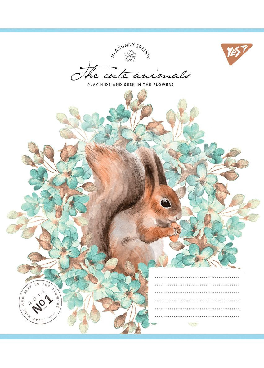 Набір зошитів шкільних А5/12 лінія Sunny spring 25 шт (766952) Yes (352167500)