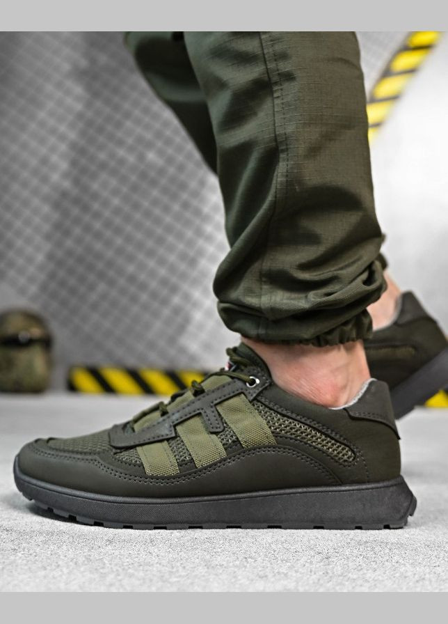 Тактичні літні кросівки сітка олива Freedom (333953943)