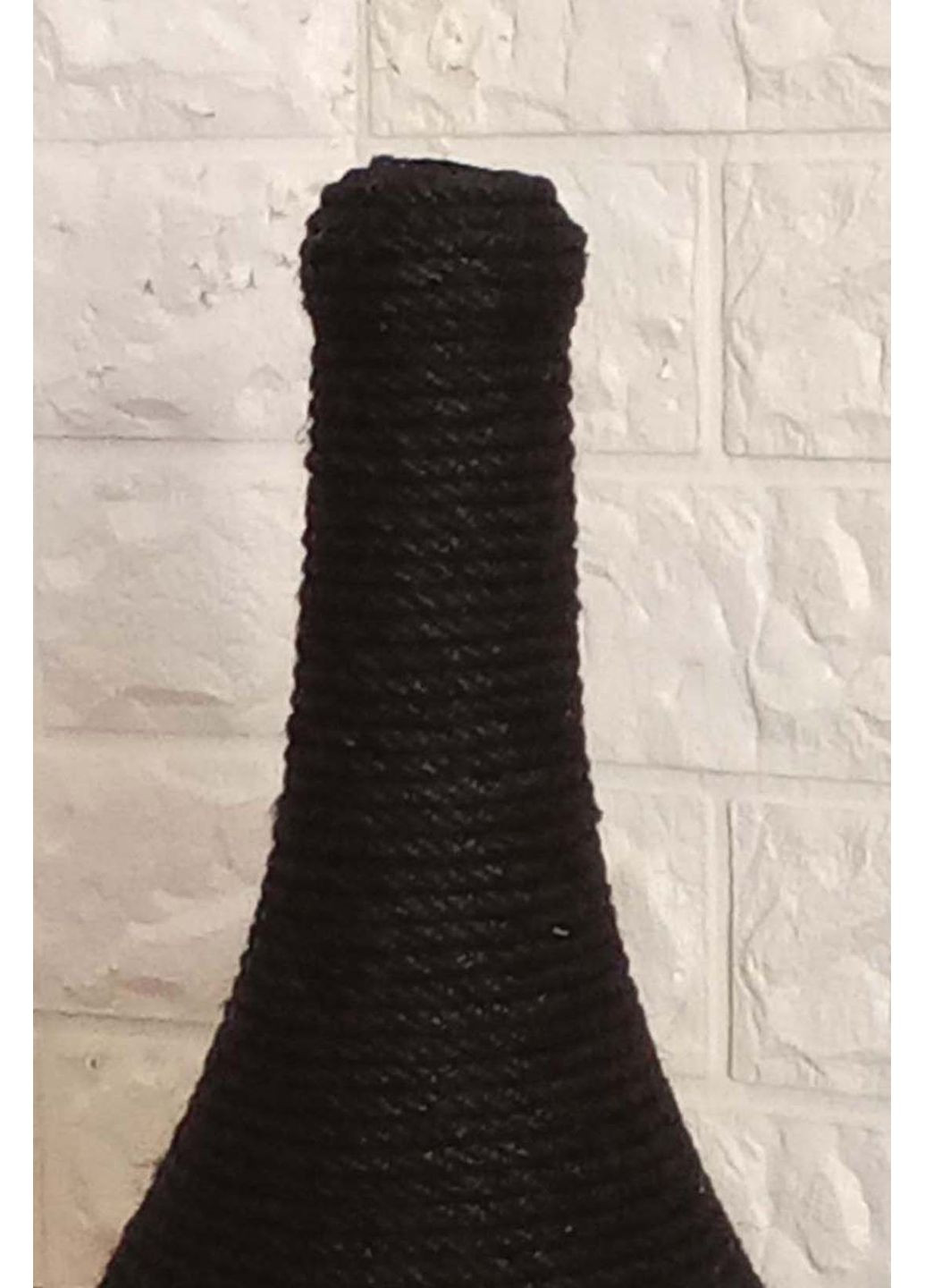 Ваза бутылка для пола | Черная ваза в стиле лофт | Подарок для мужчины HHD (361440324)