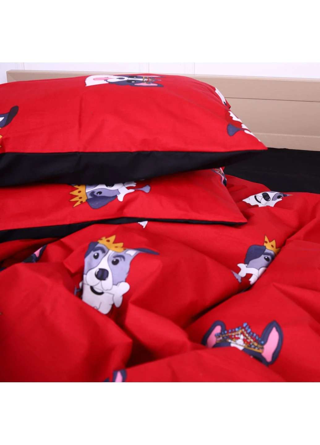 Комплект постільної білизни Ranforce Elite 17-0568 Kings of dogs Дитячий Mirson (398967388)
