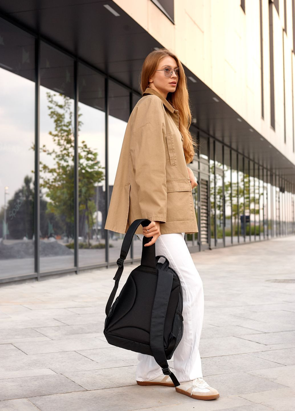 Жіночий рюкзак Brix Pjt classic Чорний 40х27х15 см (11711065) Sambag (367912818)