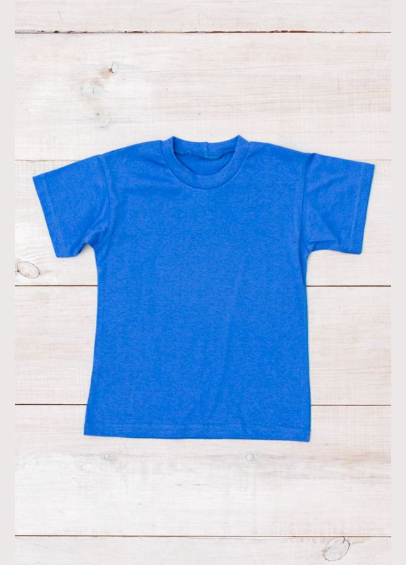 Голубая летняя футболка детская Носи своє
