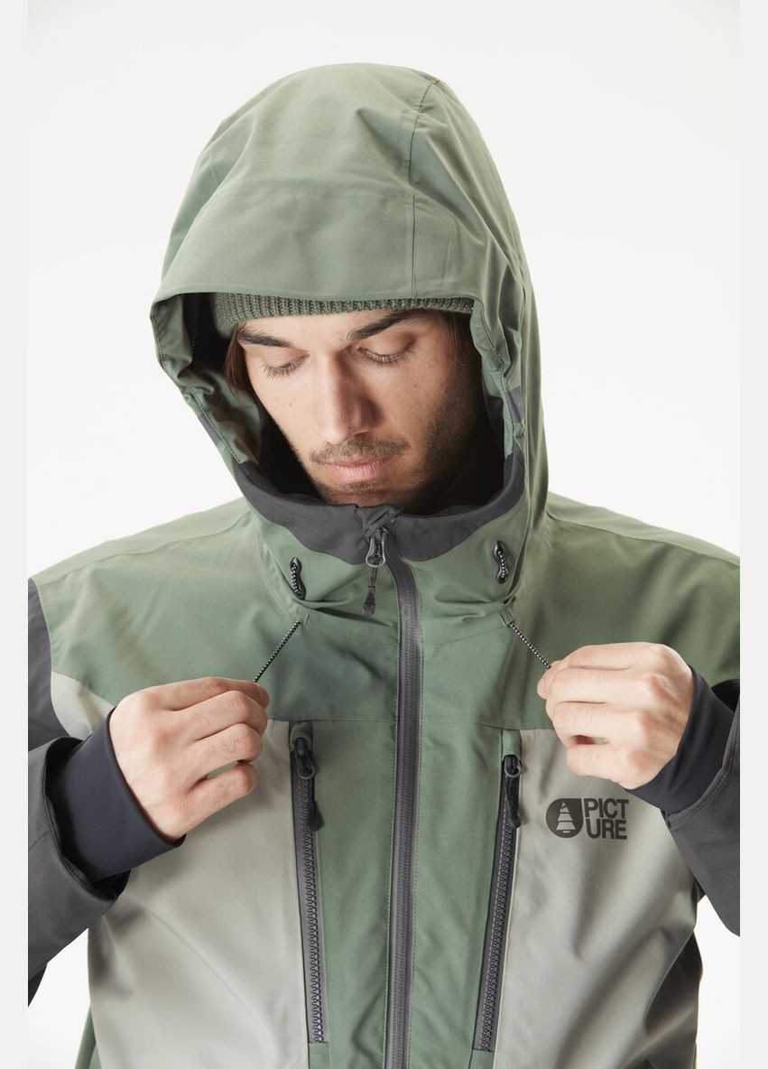 Куртка чоловіча Naikoon 2024 Сірий-Зелений Picture Organic (278273694)