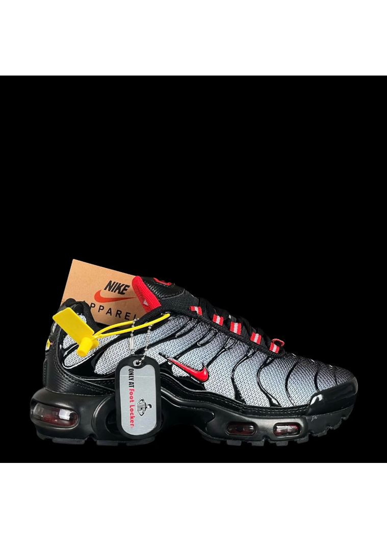 Чорні Осінні кросівки чоловічі nike tn red black найк аір макс тн плюс No Brand