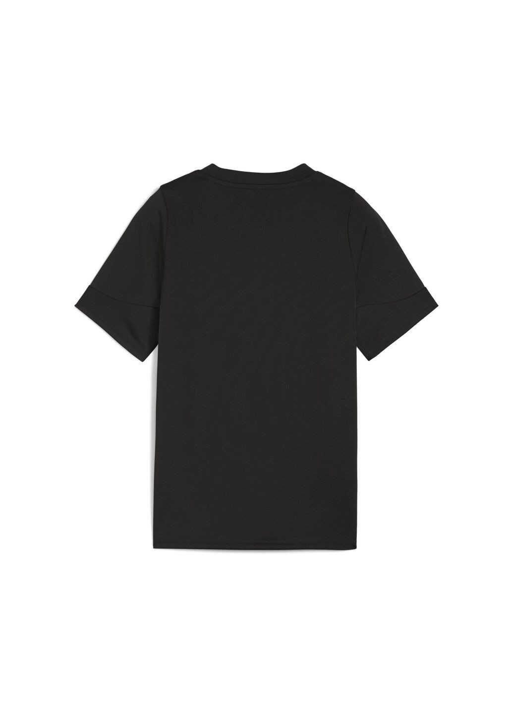 Чорна демісезонна футболка individualcup football jersey youth Puma