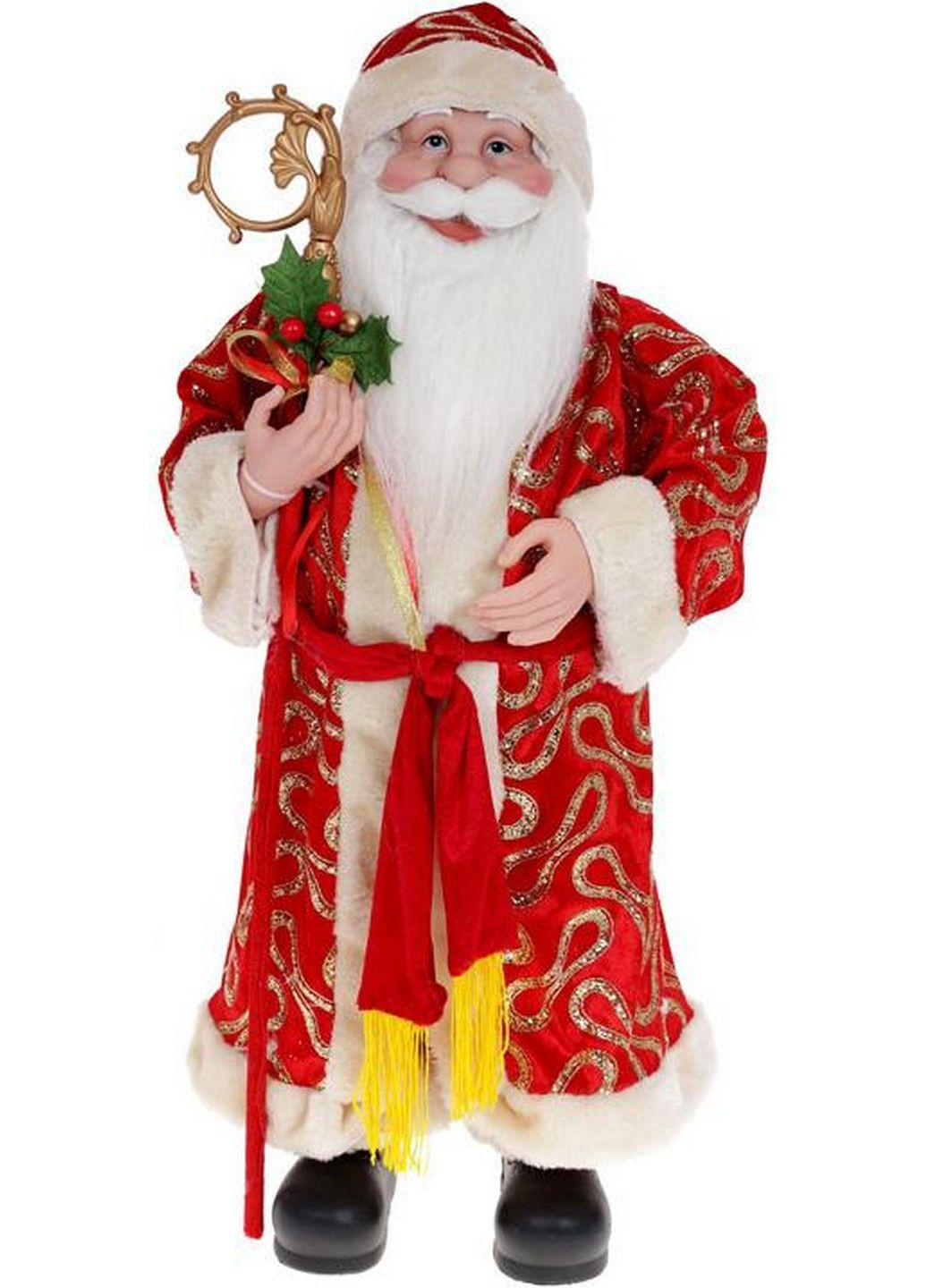 Мягкая игрушка "Санта с посохом" 30,5х16,5х61 см Bona (289462727)