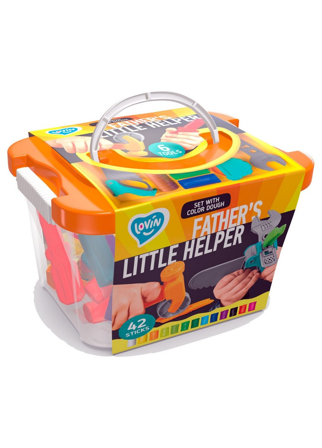 Набір тесту для ліплення Father's Little Helper 24х24х30 см No Brand (289368026)