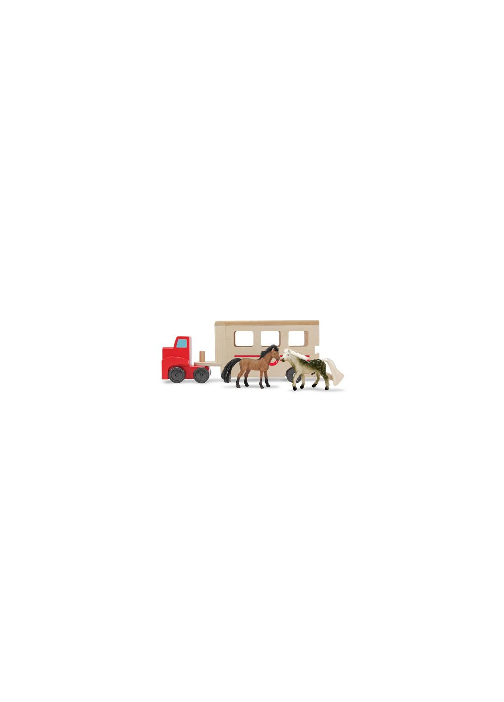 Игровой набор автомобильприцеп для лошадей (MD14097) Melissa&Doug автомобіль-причіп для коней (275077374)