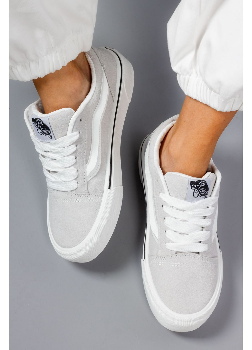 Сірі кеди жіночі 860-7 сірі 346426 Fashion