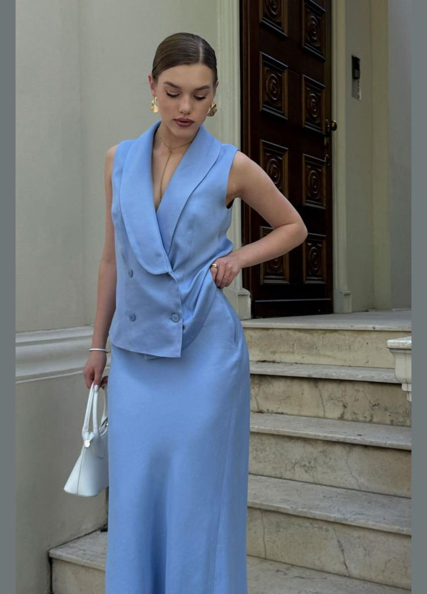 Костюм (жилетка + спідниця) No Brand (328939257)