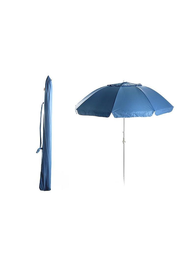 Парасолька пляжна 2,2 м із нахилом PRO з міцного матеріалу для захисту від сонця Сила (332203263)