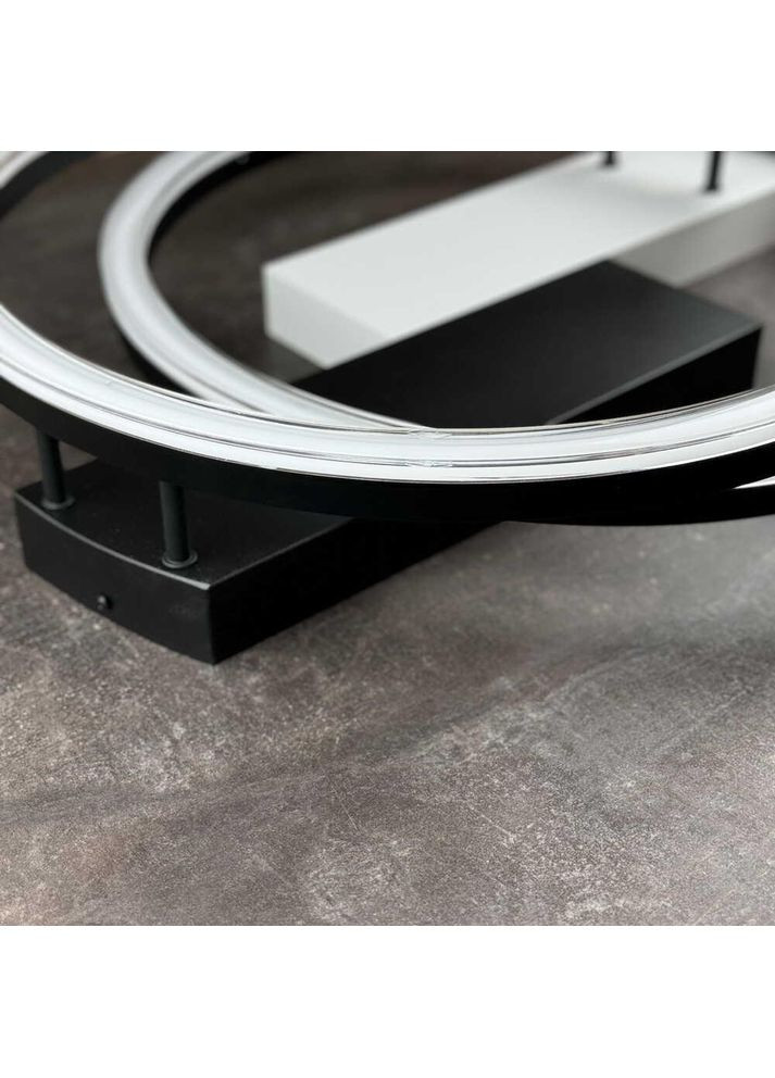 Світильник LED smart BRIONI-R+пульт 80W 3000-5000K IP20 круг чорний Violux (365651936)