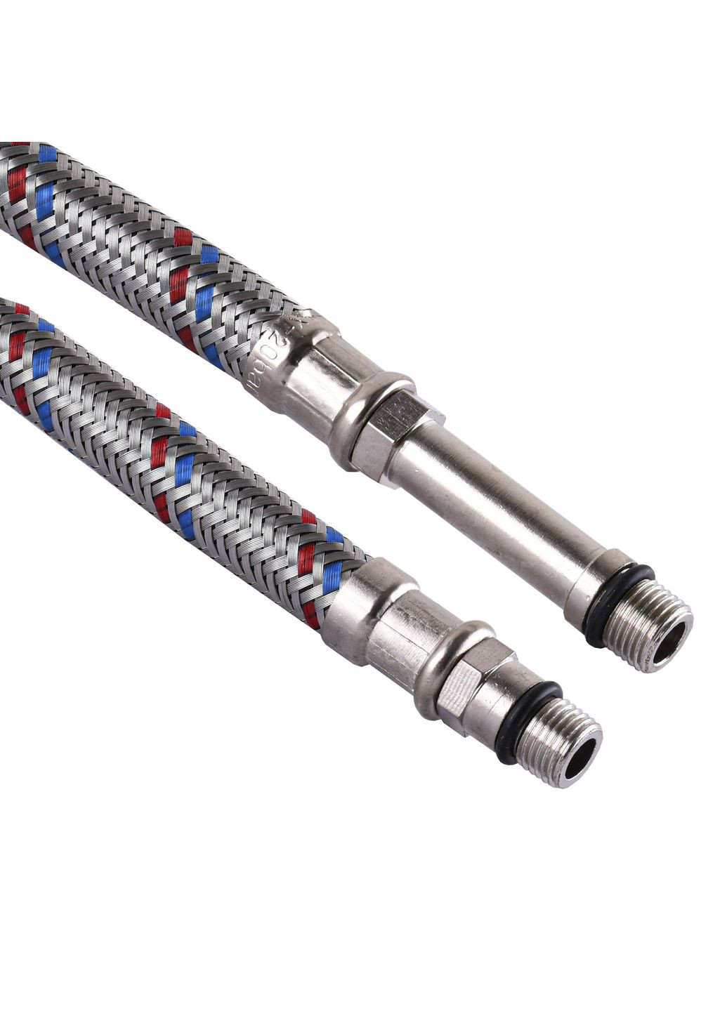 Шланг для смесителя (нерж.) М10х1/2″ 0,4м (HY6201 A+B) ПАРА в блистере Solomon (335425958)