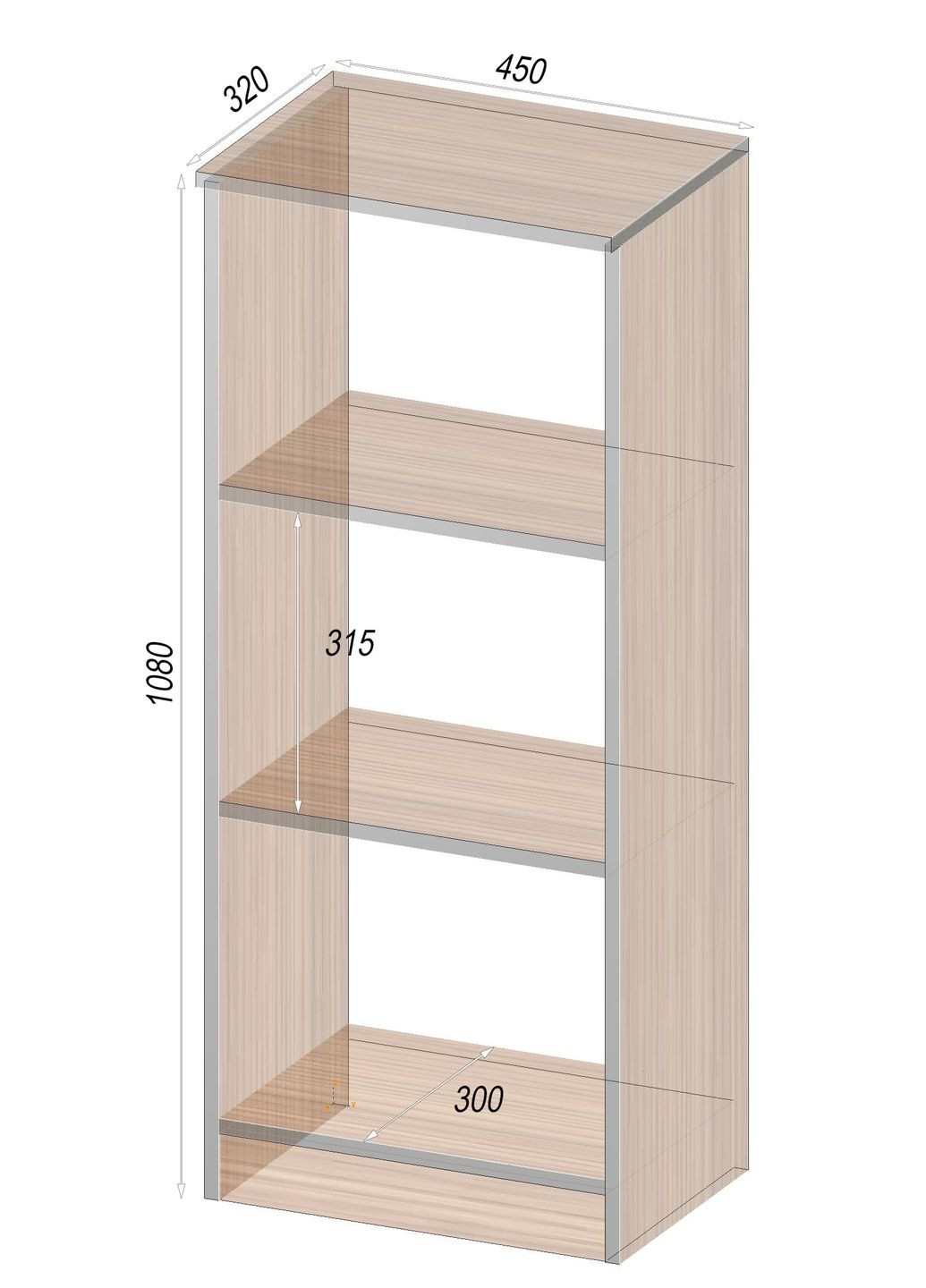 Тумба офісна ОПМ-1 Континент (316093077)