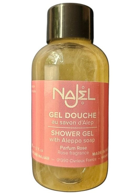 Алеппский гель для душа с дамской розой (тестер) Aleppo Soap Shower Gel 50ml (1456655-34442830) Najel (368660856)