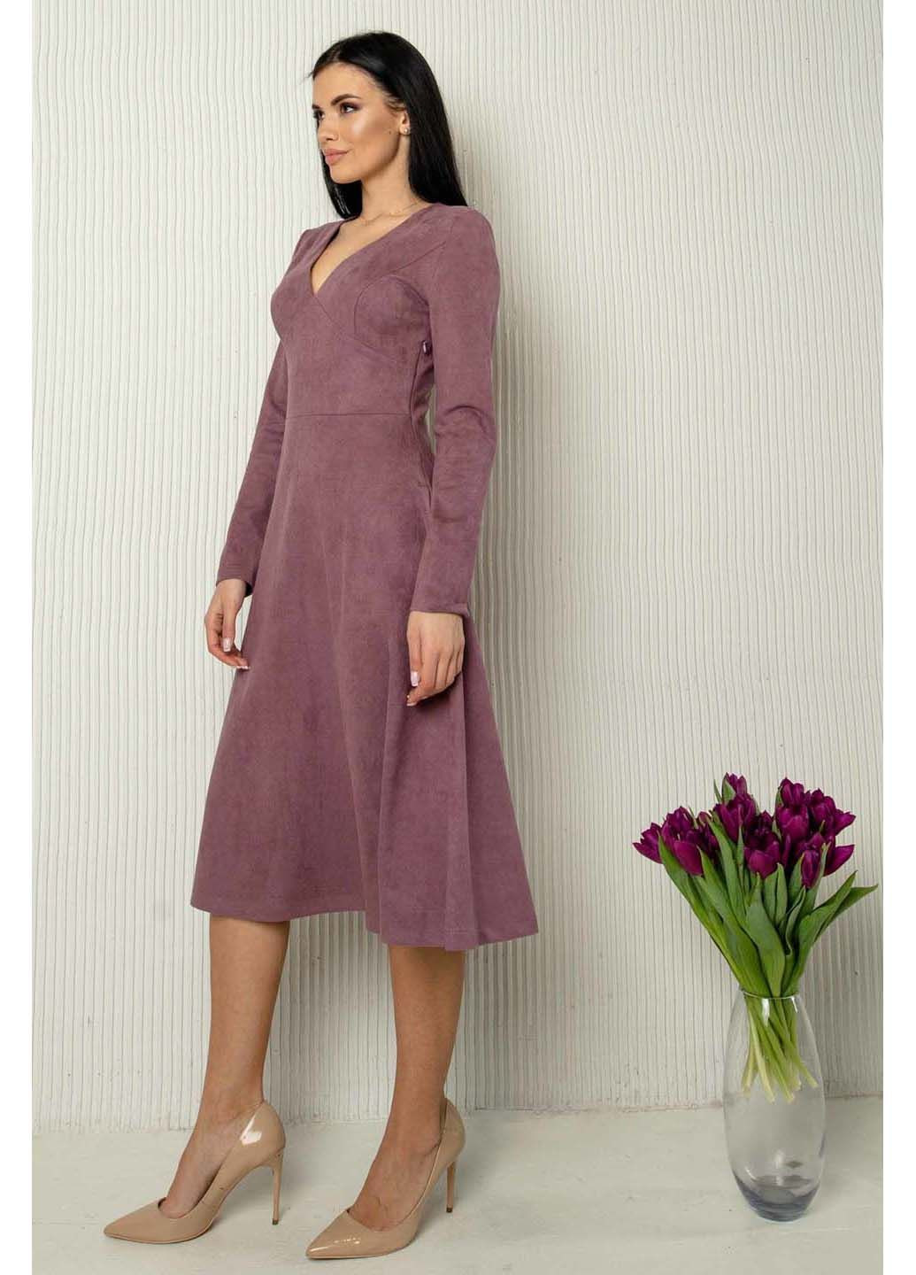 Лиловое праздничный платье Ри Мари однотонное