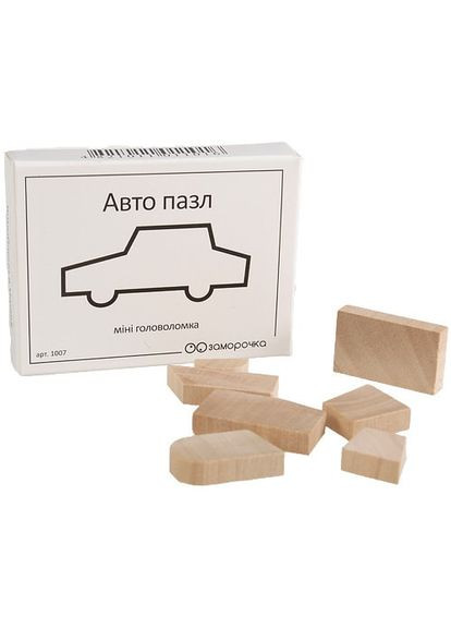 Міні головоломка Авто Пазл 5027 дерев'яна Заморочка (316105547)