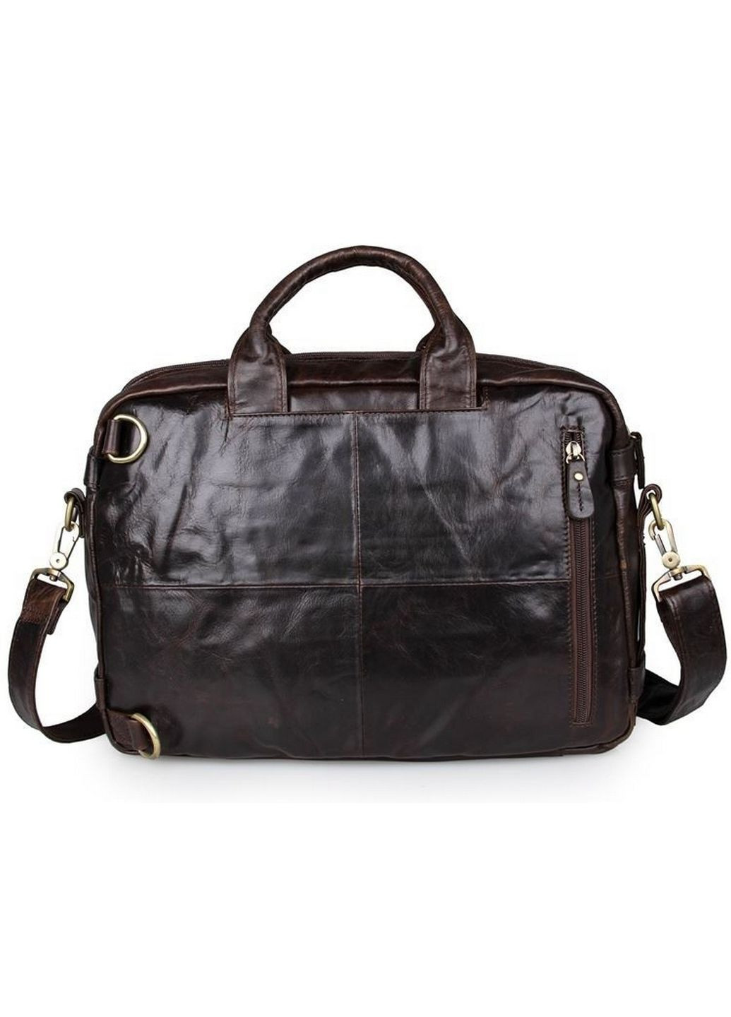 Чоловіча шкіряна сумка 38х13х29 см John McDee (315872568)