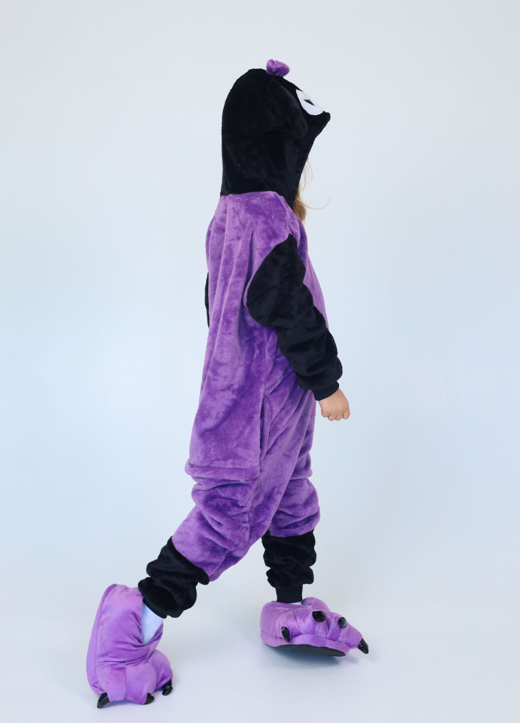 Кигуруми Куроми с капюшоном и ушками тёплая плюшевая пижама на молнии для девочек My Kigu (365443523)