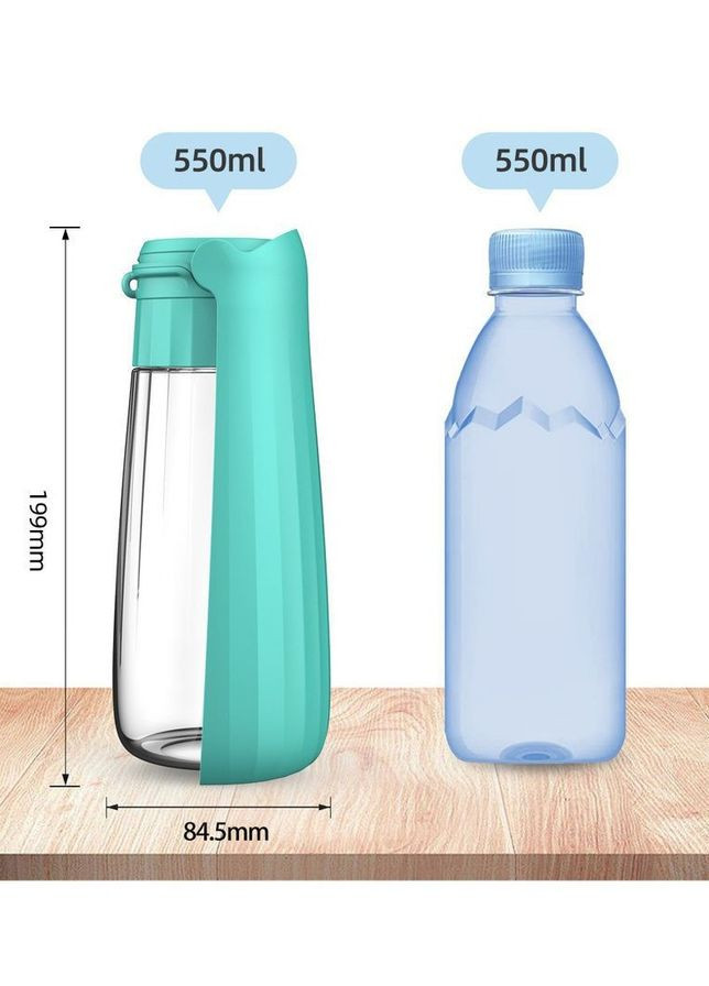 Бутылка-поилка для собак 14557 550 мл голубая No Brand (360652013)