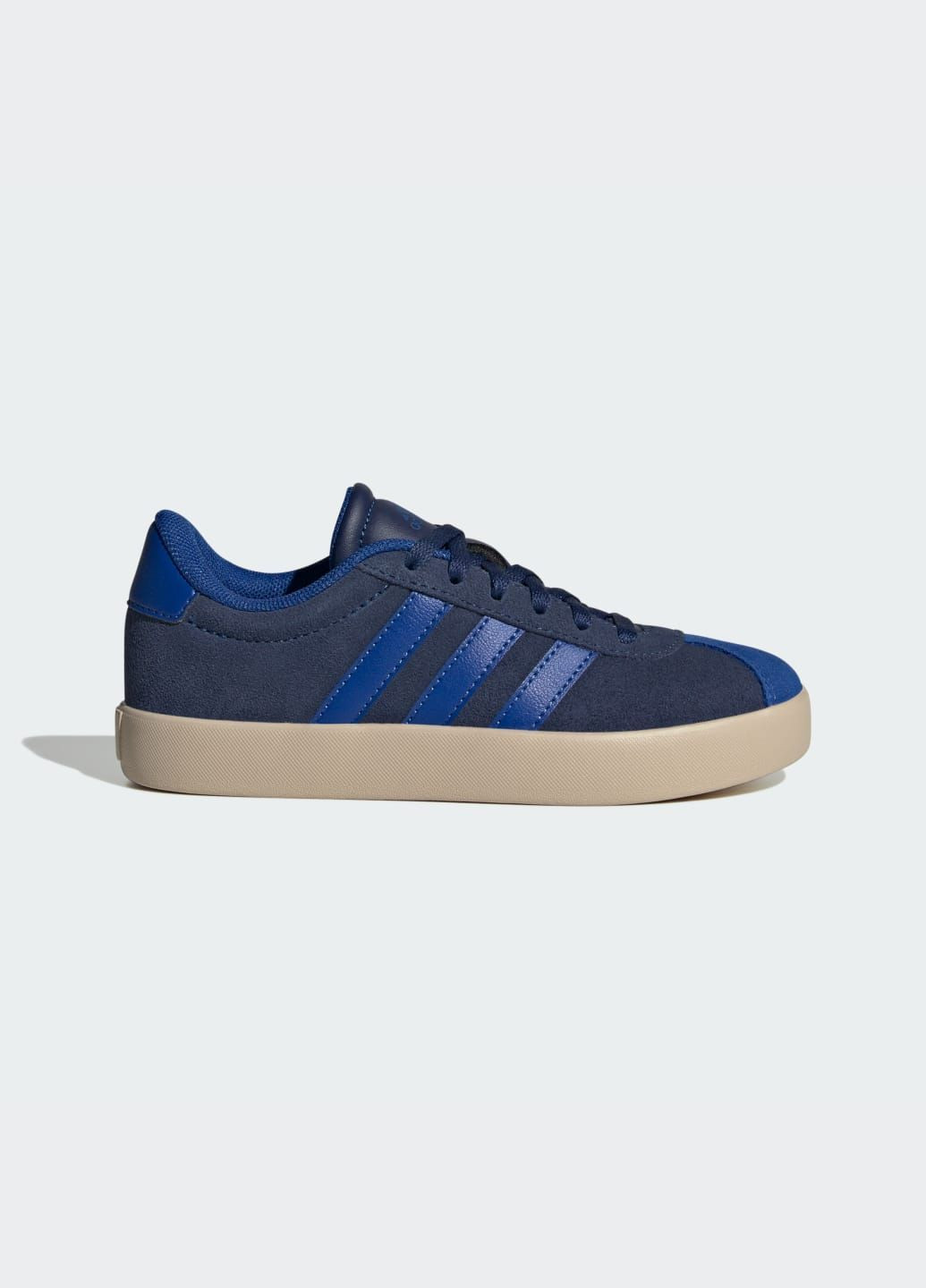 Синій всесезонні кросівки vl court 3.0 kids adidas