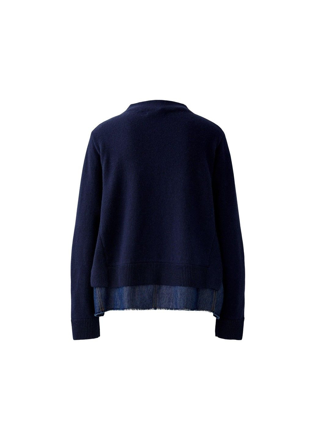 Синій демісезонний жіночий светр синій джемпер Oui