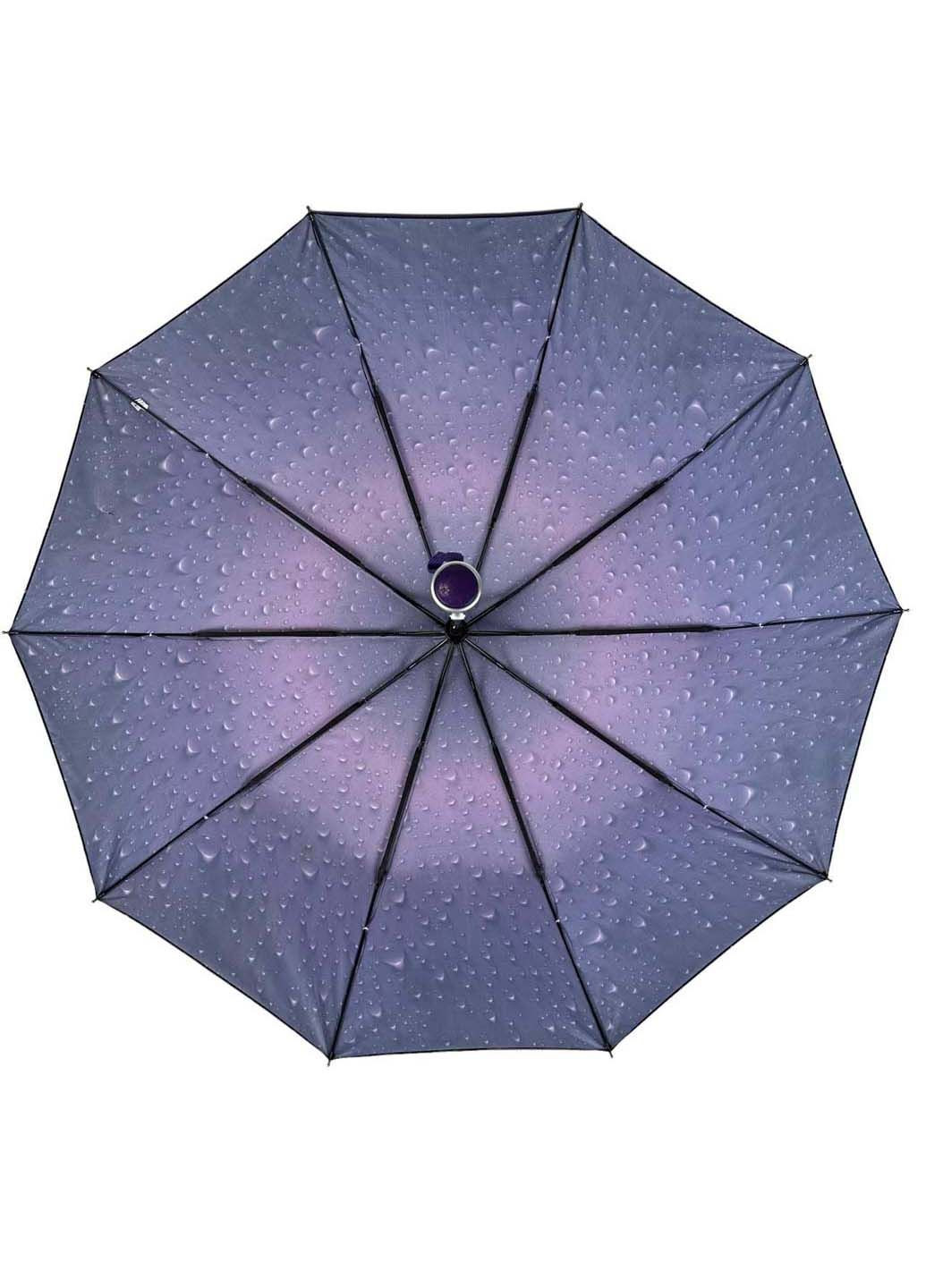 Женский зонт полуавтомат с принтом капель Bellissima (289977443)